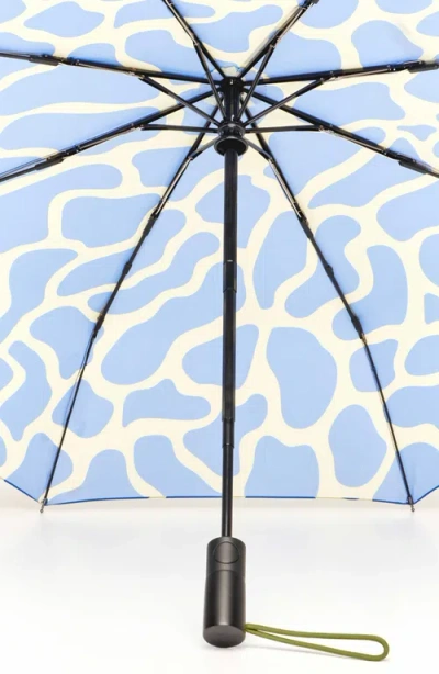 Original Duckhead Compact Umbrella With Automatic Open-close Function In Blue
