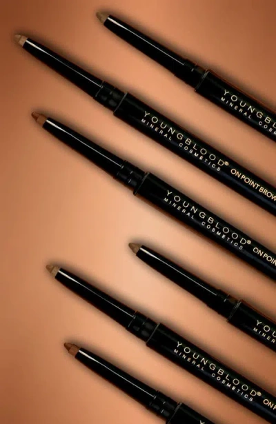 Youngblood Mineral Cosmetics On Point Brow Defining Pencil In Brown