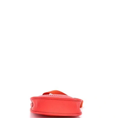 Pre-owned Hermes  Hermes Evelyne Bag Gen Iii Clemence Tpm In Red