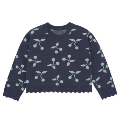 Modern Moments™ By Gerber Jacquard Sweater Knit Top And Pant Set In Blue