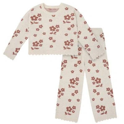Modern Moments™ By Gerber Jacquard Sweater Knit Top And Pant Set In Neutral