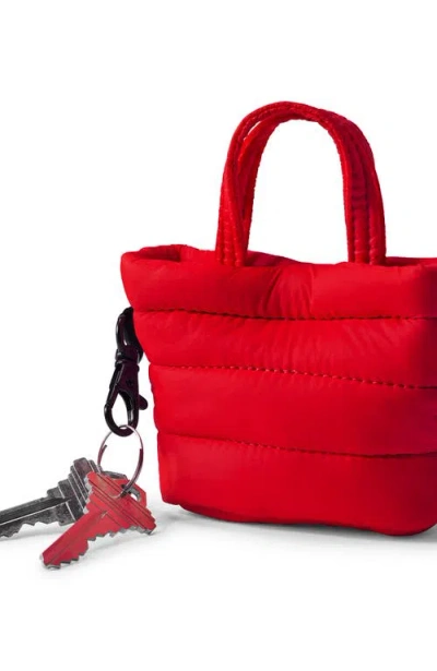 Lands' End Mini Canvas Tote Charm In Red