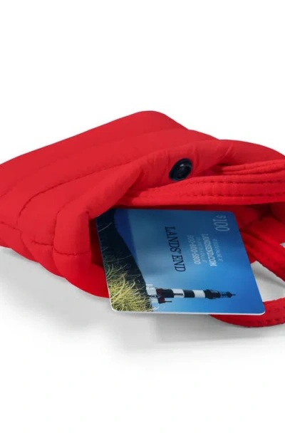 Lands' End Mini Canvas Tote Charm In Red