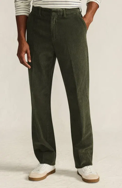 Lands' End Comfort Waist Stretch Fine Wale Corduroy Dress Pants In Green