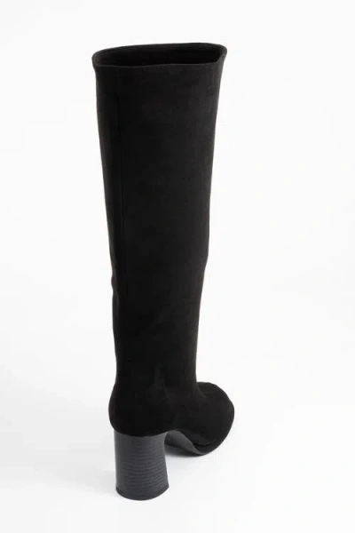 Prologue Shoes Josette Block Heel Knee High Boot In Multi