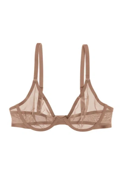 Cuup The Plunge Mesh In Brown
