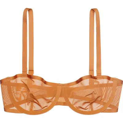 Cuup The Balconette Mesh In Brown