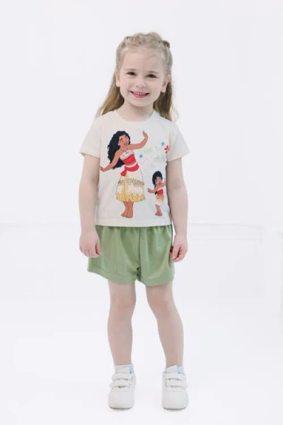 Disney T-shirt & Mesh Shorts Set In Green