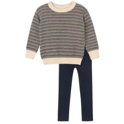 Ely's & Co. Looms Distressed Knit Collection In Blue