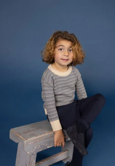 Ely's & Co. Looms Distressed Knit Collection In Blue