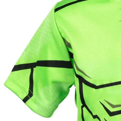 Marvel T-shirt & Mesh Shorts Set In Multi