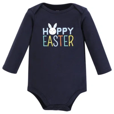 Hudson Baby Cotton Long-sleeve Bodysuit 3pk In Multi
