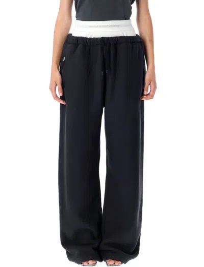 Alexander Wang T T By Alexander Wang Brief-waistband Sweatpants In Black