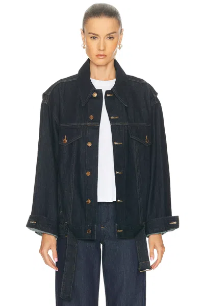 Agolde Merritt Jacket In Blue