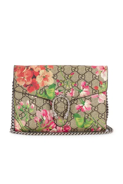 Pre-owned Gucci Gg Blooms Dionysus Shoulder Bag In Sand