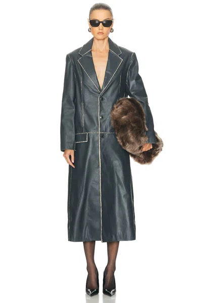 Mimchik Mulholland Coat In Gray