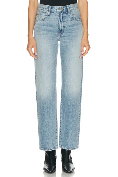 Slvrlake Kendra High Rise Straight Leg In Blue