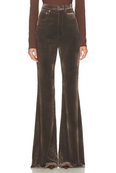 Rick Owens Bolan Bootcut Pant In Animal Print