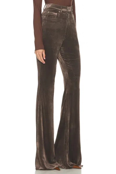 Rick Owens Bolan Bootcut Pant In Animal Print