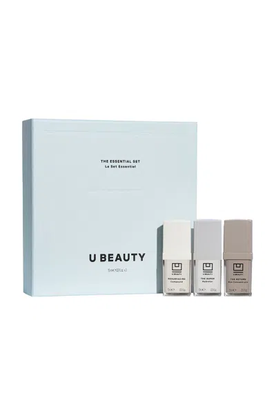 U Beauty The Essentials Skincare Gift Set In Multi