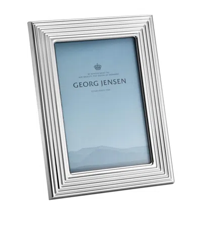 Georg Jensen Hand Polished 4x6 Picture Frame In Silver