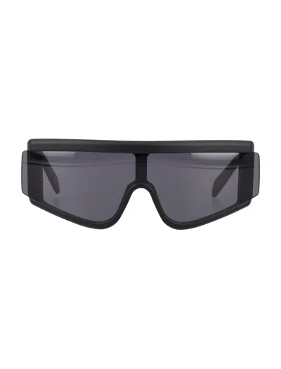 Retrosuperfuture Zed Matte Black Sunglasses In Gray