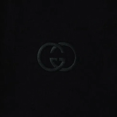 Gucci High Collar Sweatshirt Featuring Front Pockets In Black