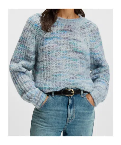 Hugo Boss Multicoloured-yarn Sweater In An Alpaca Blend In Multi