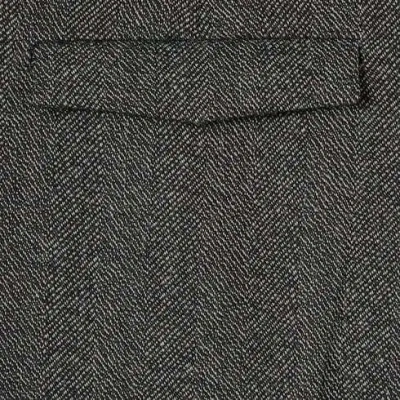 Gucci Herringbone Wool Mouliné Pant In Multi