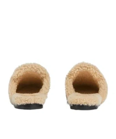 Gucci Princetown Damenslipper In Brown