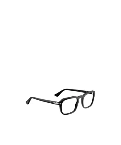 Persol Geometric Frame Plain Mirror In Gray