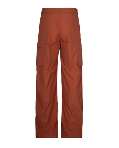 K-way Belt Loop Casual Pants In Brown