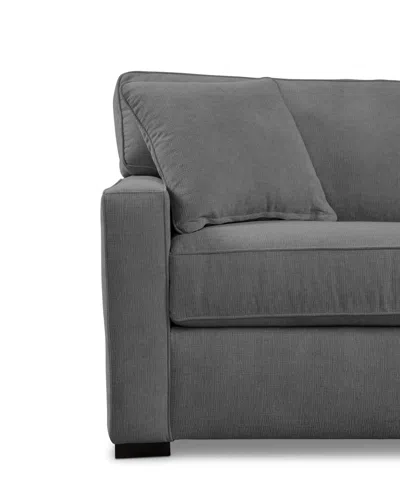 Macy's Radley Fabric Apartment Sofa, Exclusively At  In Gray