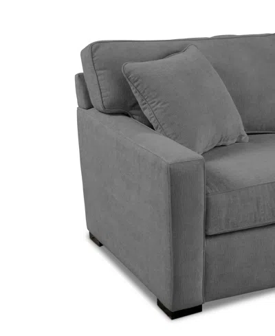Macy's Radley Fabric Apartment Sofa, Exclusively At  In Gray