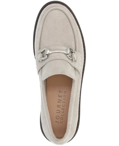 Journee Collection Jessamey Womens Moc Closed Toe Loafers In Neutral
