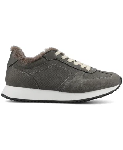 Journee Collection Journee Women's Flow Casual Sneakers In Gray