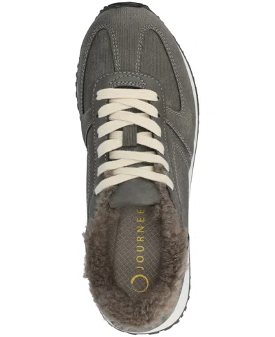 Journee Collection Journee Women's Flow Casual Sneakers In Gray