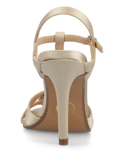 Journee Collection Women's Valry Stiletto Dress Sandals In Gold