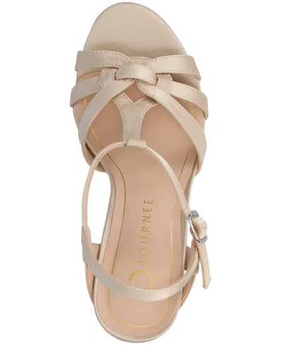 Journee Collection Women's Valry Stiletto Dress Sandals In Gold