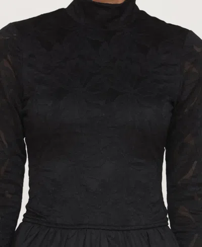 Avec Les Filles Women's Mock Neck Mini Dress In Animal Print