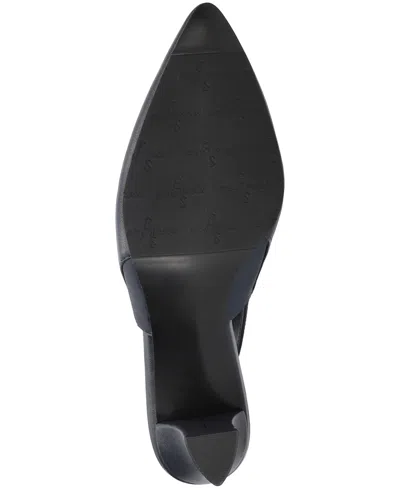 Easy Street Dessa Womens Pointed Closed Toe Stiletto Heel Pumps In Blue