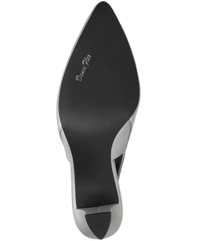 Easy Street Dessa Womens Pointed Closed Toe Stiletto Heel Pumps In Silver