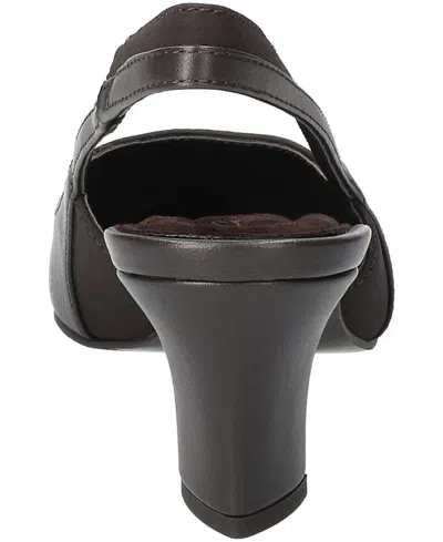 Easy Street Dessa Womens Pointed Closed Toe Stiletto Heel Pumps In Blue