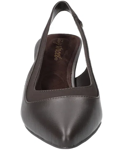 Easy Street Dessa Womens Pointed Closed Toe Stiletto Heel Pumps In Blue