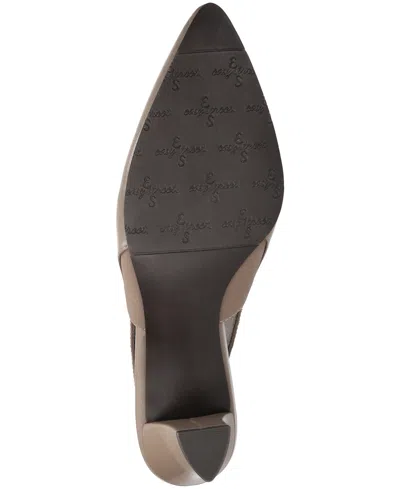 Easy Street Dessa Womens Pointed Closed Toe Stiletto Heel Pumps In Brown