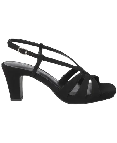 Easy Street Women's Valorie Square Toe Platform Sandals In Black