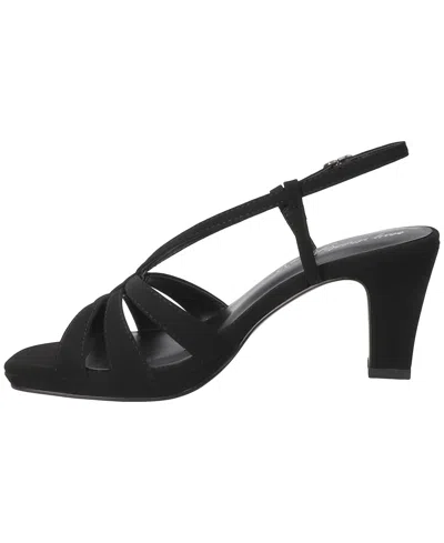 Easy Street Women's Valorie Square Toe Platform Sandals In Black