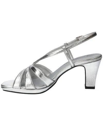 Easy Street Womens Valorie Heeled Sandals In Metallic