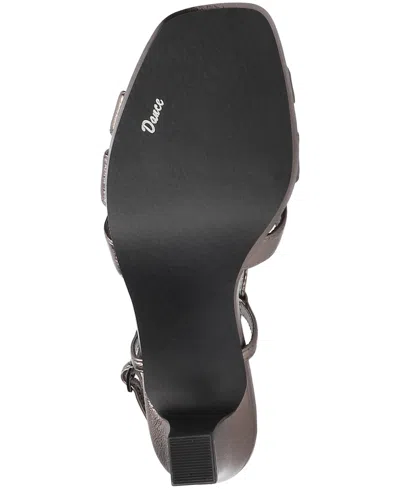 Easy Street Valorie Slingback Platform Sandal In Silver