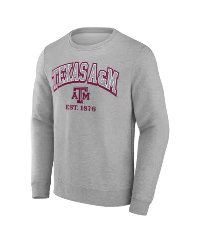 Fanatics Men's Gray Texas A M Aggies Original Fleece Pullover Sweatshirt In Gray